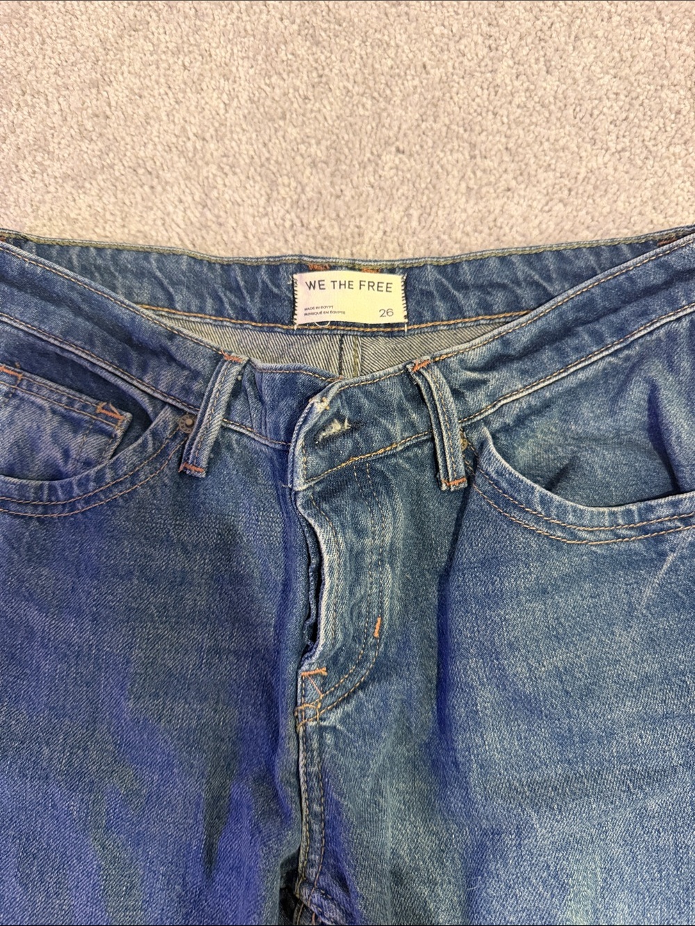 Free People Tennessee Low Rise Boyfriend Jeans, size 26, perfect condition - Picture 4 of 6